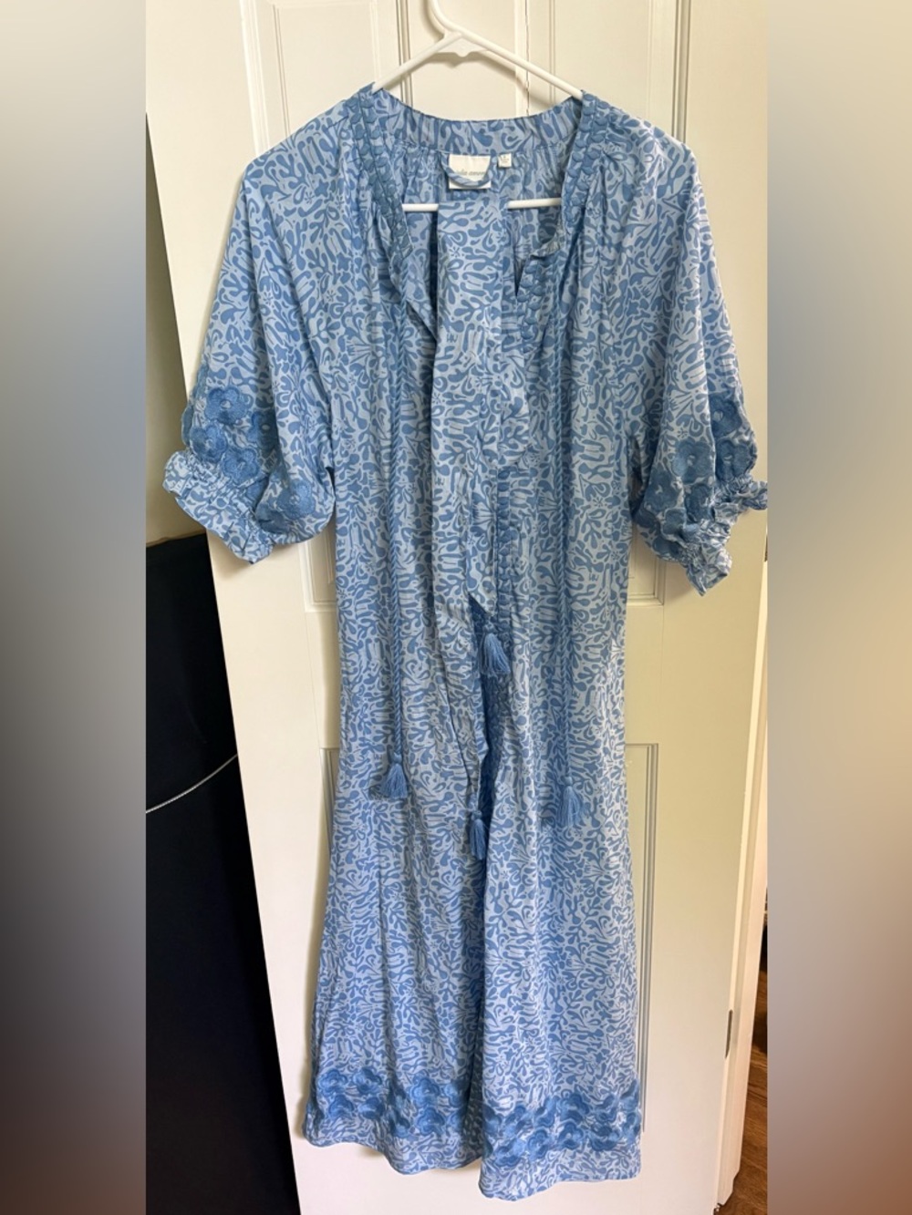 EUC Julia Amory Zoe Blue Dress Size Small - Picture 2 of 4